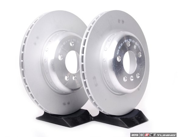 Genuine BMW - 34216775289 - Rear Brake Rotors - Pair (345x24) (34 