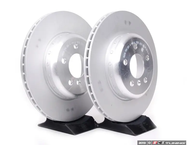 Genuine BMW - 34216775289 - Rear Brake Rotors - Pair (345x24) (34 