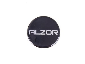 ES#2631543 - AZ698MM - Center Cap Sticker - Black/Chrome - Priced Each - Add a custom touch to your Alzor Style 010 or 881 wheels - Alzor - Audi BMW Volkswagen