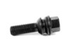 ES#2724585 - PS19D37KT - Black Stock-Length Lug Bolt - Priced Each - Replace your rusted and weathered stock lug bolts with a stylish alternative - 52mm shaft (37mm length under seat) - ECS - Audi Volkswagen Porsche