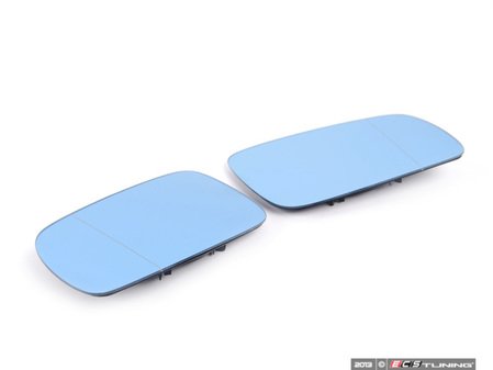 ES#3609 - 1J1857521C522C - Heated Blind Spot Mirror - Set - Upgraded blue tinted mirror glass to allow you to see everything around you - ECS - Volkswagen
