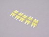 ES#7699 - AT020-10 - 20amp Standard Blade Style Fuse - Pack Of 10 - Pack of 10 ATO style fuses - Flosser - Audi BMW Volkswagen MINI Porsche