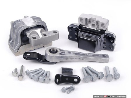 ES#2602131 - 3C0199555AAKT - ECS Ultimate Drivetrain Mount Kit - Includes engine and transmission mounts with all the necessary hardware - Assembled By ECS - Volkswagen