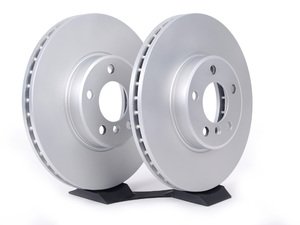 ES#2594247 - 34116794300KT2 - Front Brake Rotors - Pair (332x30) - Featuring a protective Meyle Platinum coating. - Meyle - BMW