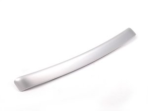 ES#111012 - 51436958241 - Fine Brushed Aluminum Rear Compartment Trim - Left - Fine Brushed Aluminum, located in the rear driver's side compartment - Genuine BMW - BMW