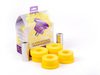 ES#2650207 - PFR5-722x2 - Performance Polyurethane Subframe Bushings - Rear Position Set - A more planted subframe means a more planted rear end and better handling - Powerflex - BMW