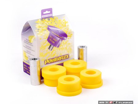 ES#2650207 - PFR5-722x2 - Performance Polyurethane Subframe Bushings - Rear Position Set - A more planted subframe means a more planted rear end and better handling - Powerflex - BMW
