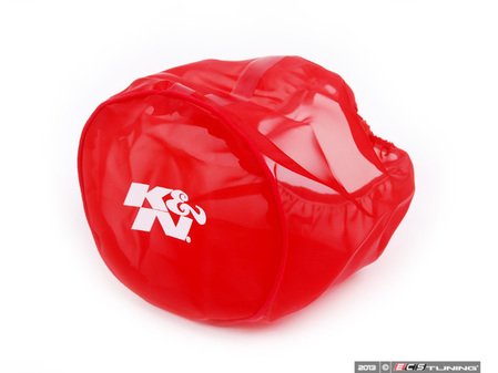 ES#514099 - RX-4990DR - Air Filter Wrap - Red - Hyrdro-lock and contaminant protection for round tapered air filters - K&N - Audi BMW Volkswagen Mercedes Benz MINI Porsche