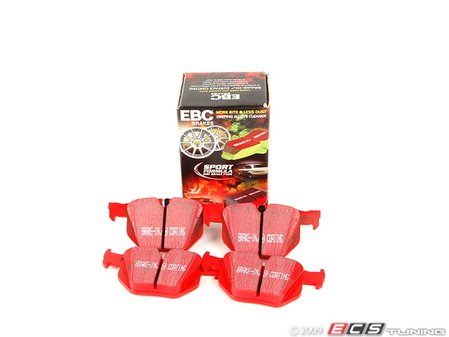 ES#520384 - DP31588C - Rear RedStuff Performance Brake Pad Set - A high performance street pad, featuring Kevlar technology - EBC - BMW