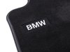 ES#2537479 - 51472293352 - Base Line Front Carpeted Floor Mat Set - Schwarz/Black with textile lines - Genuine BMW - BMW