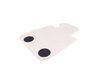 ES#2537482 - 51472293360 - Modern Line Front Carpeted Floor Mat Set - (NO LONGER AVAILABLE) - Schwarz/Black with beige accent and textile lines - Genuine BMW - 