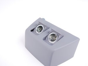 ES#87559 - 51168269445 - Power Outlet Module - Gray - Located directly behind the roll top storage tray  - Genuine BMW - BMW