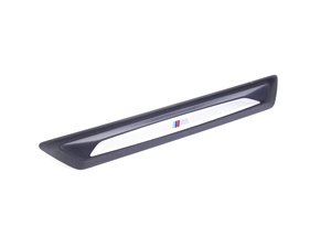 ES#2568873 - 51478051037 - Front Door Sill Cover - Priced Each - Features the "///M " insignia - Genuine BMW - BMW