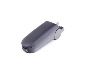 ES#2639763 - 8D0864245AEGXA - Armrest Assembly - Leather - Black - Complete replacement assembly with lid, latch, base, and storage compartment - Bremmen Parts - Audi