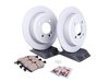 ES#2597279 - 34111502891KT18 - Rear Brake Service Kit - Featuring Zimmerman rotors and ECS DD23 Daily Driver ceramic pads - Assembled By ECS - MINI