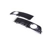 ES#2639769 - 8E080768201Ckt - Fog Light Grille Set - Satin Black - Includes both fog light grille with open vents - Bremmen Parts - Audi