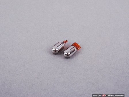 ES#2681721 - bulb-tx-ac-pr - WY5W Wedge Bulb - Chrome - Pair - Eliminate the yellow glass and keep the amber light - ZiZa - Audi BMW Volkswagen Mercedes Benz MINI Porsche