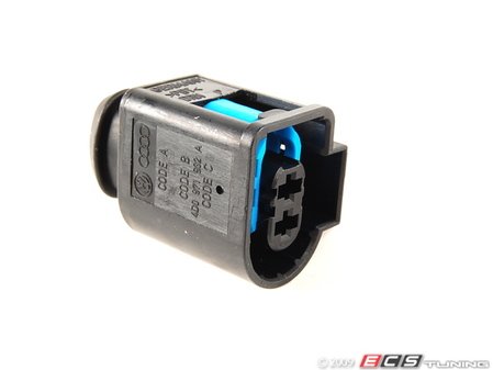ES#380629 - 4D0971992A - 2-Pin Connector - Priced Each - Replace a broken connector to restore function - Genuine Volkswagen Audi - Audi