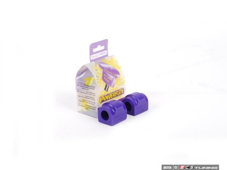 ES#2650859 - PFR5-504-18X2 - Performance Polyurethane Rear Sway Bar Bushing Set - 18mm - Stiffer bushings allow sway bars to work at their fullest potential. For use with a 18mm sway bar - Powerflex - BMW
