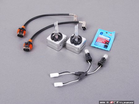 ES#2598503 - ZZD1S6K - Headlight Bulb Refresh Kit - Upgraded - Increase your curb appeal with 5500K HID bulbs, LED city lights, and replacement turn signals - Assembled By ECS - Volkswagen