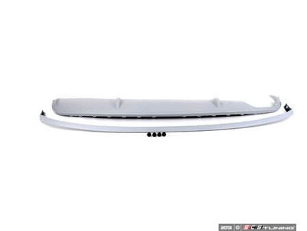 ES#262992 - 8K0071620A9AX - Rear Diffuser - Primed -  - (NO LONGER AVAILABLE) - With left side tail pipe opening for dual tips - Audi Zubehor - 