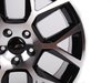 ES#2695430 - 640-2 - 18" Style 640 Wheels - Set Of Four - 18x8 ET45 5x112 57.1CB - Black/Machined Face - Alzor - Audi Volkswagen