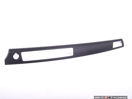ES#206360 - 51458036706 - Dash Trim - Carbon Leather Package - Carbon fiber look leather, located at the right side of the dash - Genuine BMW - BMW