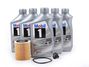 ES#2581332 - 11427512446KT3 - MINI Mobil 1 0w-40 Oil Service Kit Gen 1- Priced As Kit - All in one service for your MINI - Assembled By ECS - MINI