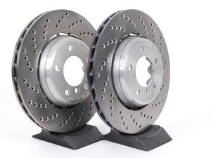 ES#2228825 - 341122828712KT - Front BMW Performance Brake Rotors - Pair (325x25) - Race quality braking option from the factory - Genuine BMW - BMW