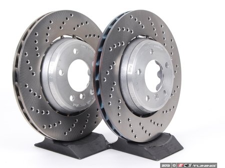 ES#2228825 - 341122828712KT - Front BMW Performance Brake Rotors - Pair (325x25) - Race quality braking option from the factory - Genuine BMW - BMW
