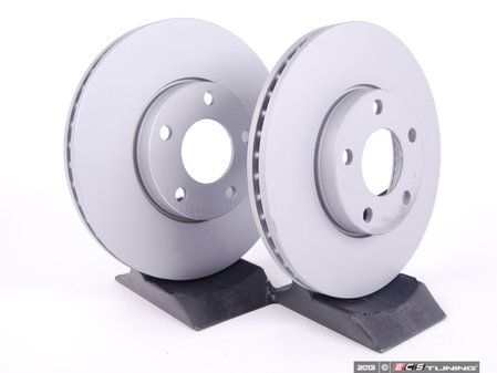 ES#59 - 8E0615301CKT4 - Brake Rotor - Pair (282.5x25) - Anti-Corrosion Z Coating for longer lasting rotors - Zimmermann - Volkswagen
