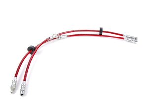 ES#2684842 - 002566ECS01AKT - Exact-Fit Stainless Steel Brake Lines - Front - DOT-compliant kit to improve pedal feel in your vehicle. - ECS - 
