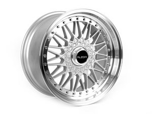 ES#2695649 - 010-271KT - 18" Style 010 Wheels - Square Set Of Four - 18x9" ET28 74.1CB 5x120. Silver with machined finish 2.5" lips! - Alzor - BMW