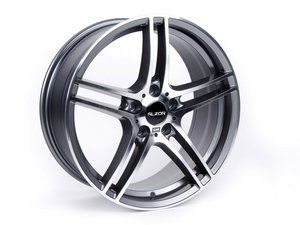ES#2535847 - 730-2KT - 19" Style 730 Wheels - Square Set Of Four - (NO LONGER AVAILABLE) - 19"x9" ET35 72.6CB 5x120 - Gunmetal with machined face - Alzor - BMW MINI