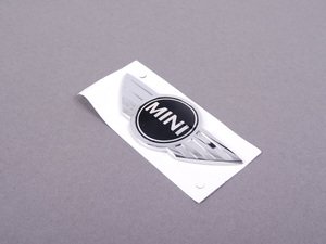 ES#79191 - 51142755602 - Trunk Emblem - Mounts to the lower barn door - Genuine MINI - MINI