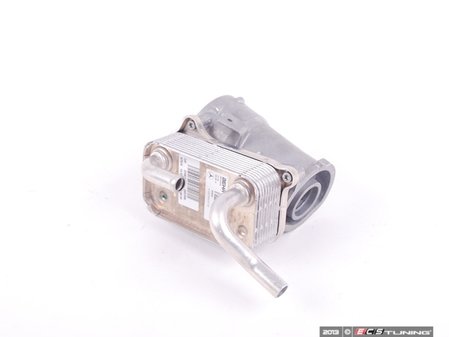 ES#3517841 - 112180006564 - Engine Oil Cooler - Gasket to timing case not included. - Genuine Mercedes Benz - Mercedes Benz