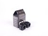 ES#2651739 - PFF5-102-24BX2 - Race Polyurethane Front Sway Bar Bushing Set - Stiffer bushings allow sway bars to work at their fullest potential. For 24mm front sway bar. - Powerflex Black Series - MINI