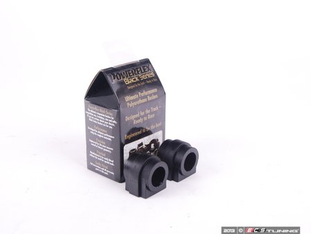 ES#2651739 - PFF5-102-24BX2 - Race Polyurethane Front Sway Bar Bushing Set - Stiffer bushings allow sway bars to work at their fullest potential. For 24mm front sway bar. - Powerflex Black Series - MINI