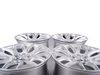 ES#2738389 - 3S1880C890CKT - 18" 0.01 - Set Of Four - 18"x8.5" / 18"x9.5" ET35 5x100 - Silver/Cut - 3SDM - Audi Volkswagen