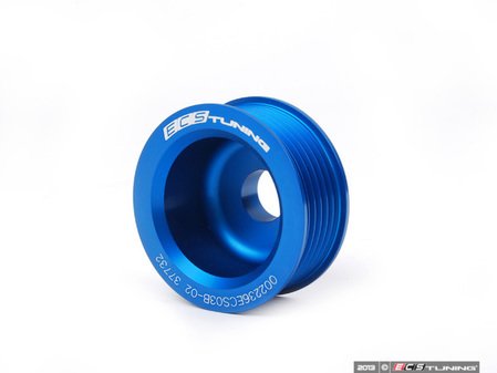 ES#2917974 - 002236ECS03B02 - Light Weight Alternator Pulley Blue Anodized - (NO LONGER AVAILABLE) - Bolt on lightweight billet aluminum pulley - ECS - Audi Volkswagen