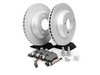 ES#2602251 - 95535240131ROKT - Rear Brake Service Kit - Featuring Zimmermann rotors and Bosch QuietCast brake pads - Assembled By ECS - Porsche