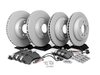ES#2602308 - 95535140151PEKT - Front & Rear Brake Service Kit - Featuring Zimmerman Z-Coated rotors and Hawk HPS brake pads - Assembled By ECS - Porsche