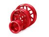 ES#3985 - MK44CPK-RED - Lightweight Underdrive Pulley Set - Red Anodized - Includes a new alternator, power steering and crank pulley that allows you to use a stock belt. - ECS - Audi Volkswagen