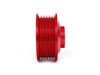 ES#3985 - MK44CPK-RED - Lightweight Underdrive Pulley Set - Red Anodized - Includes a new alternator, power steering and crank pulley that allows you to use a stock belt. - ECS - Audi Volkswagen