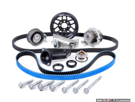 ES#5137 - 06B198479V2LW - Timing Belt Kit - Ultimate With Gates Racing Timing Belt & Performance Crank Pulley - (NO LONGER AVAILABLE) - The most complete kit on the market now includes our own lightweight crank pulley - Assembled By ECS - 