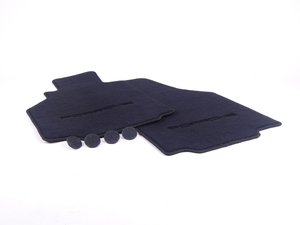 ES#1354459 - 00004480053A10 - Set Of Floor Mats - Black - Beautiful OEM genuine Black floor mat set with embroidered 'PORSCHE' logo - Genuine Porsche - Porsche
