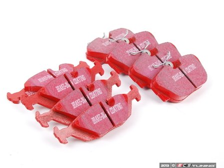 ES#2626477 - DP3779KT - Front And Rear Brake Pad Kit - EBC RedStuff - A set of high performance street pads, featuring Kevlar technology - EBC - BMW
