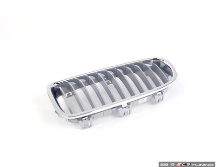 ES#2562894 - 51137263479 - Modern Line Kidney Grille - Left - Satin aluminum finish - Genuine BMW - BMW