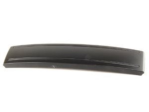 ES#2081108 - 8P0807287H3FZ - Front Plate Filler - Matte Black - Clean up the front end on your A3 - Genuine Volkswagen Audi - Audi