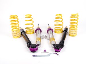 ES#2602455 - 1522000D - KW V2 Series Coilover Kit - Variant 2 coilovers offer sport handling with adjustable rebound dampening - KW Suspension - BMW